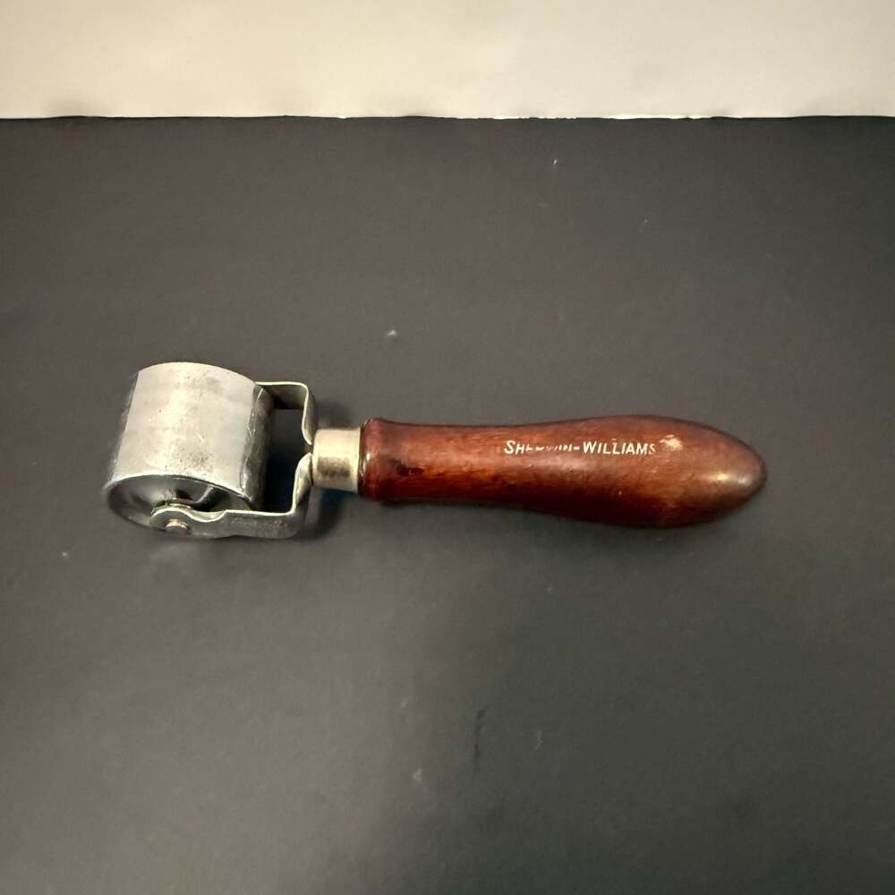 Vintage Sherwin-Williams Accurroy Warner Tools Steel Wallpaper Seam Roller